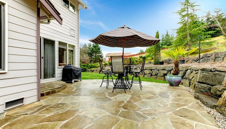 Beautifully Textured and Patterned Concrete Patios in Waco, Texas area!