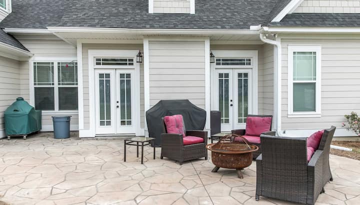 Create a Beautiful Stamped Concrete Patio in Waco, Texas area!